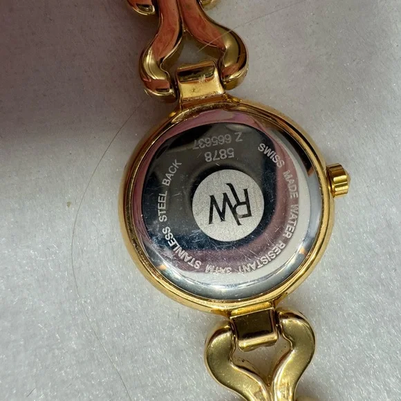 Raymond Weil Gold and Black Women's Watch with Diamond Hour Markers - 5878 - Picture 4 of 14